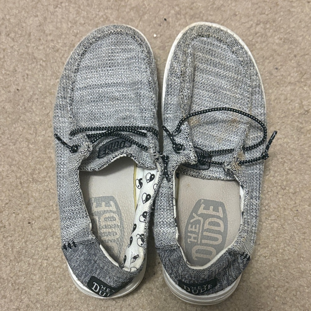 Hey Dude Kids Gray Sneakers